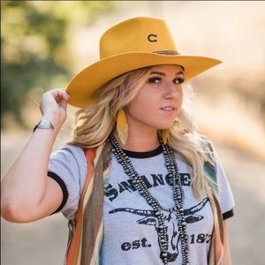 Mustard Yellow Charlie 1 Horse Hat